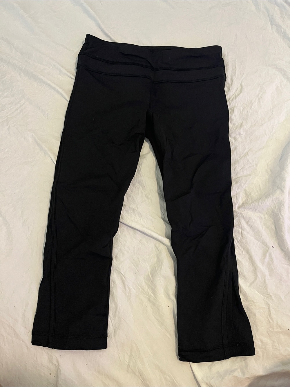 lululemon athletica Black Ankle-Length Performance Jeans